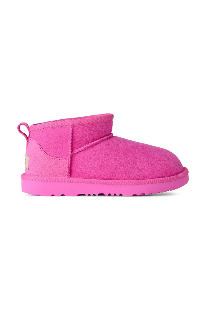 UGG Zimske čizme za djecu od brušene kože CLASSIC ULTRA MINI roza 1130750K.G