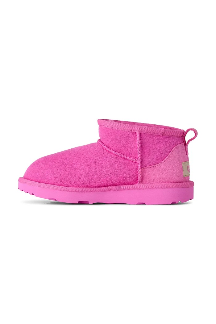 Zimske čizme za djecu od brušene kože CLASSIC ULTRA MINI UGG 1130750K.G roza