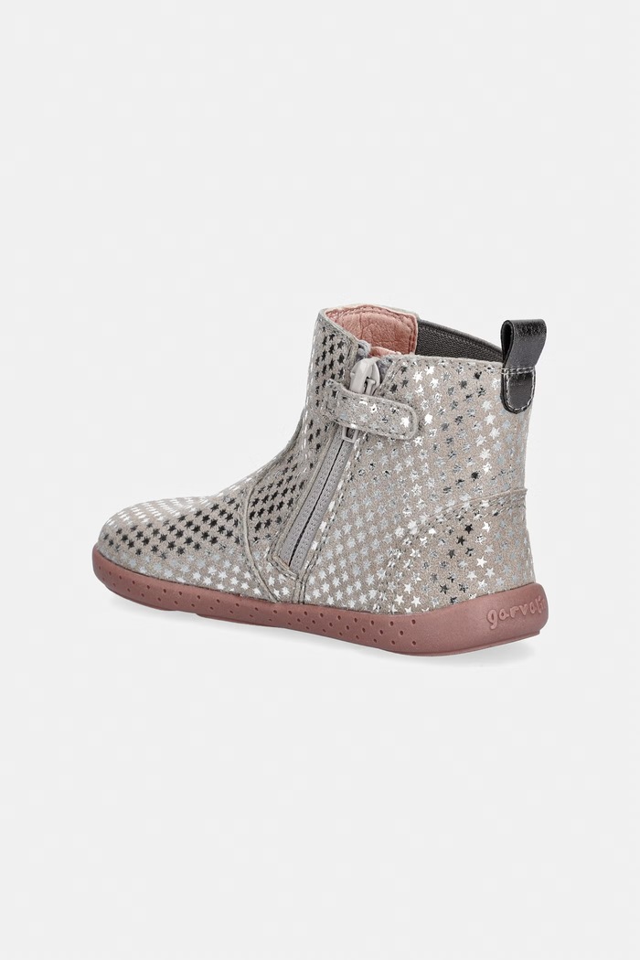 Κοριτσίστικα Garvalin μπότες τσέλσι παιδικές από nubuck 261302.24.26 γκρί