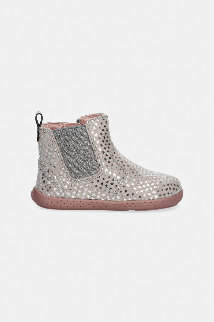 Garvalin μπότες τσέλσι παιδικές από nubuck 261302.19.23 γκρί AW26