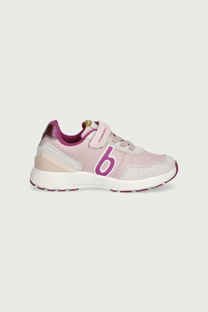 Biomecanics Sneakersy dziecięce skórzane 261275.G różowy AW26