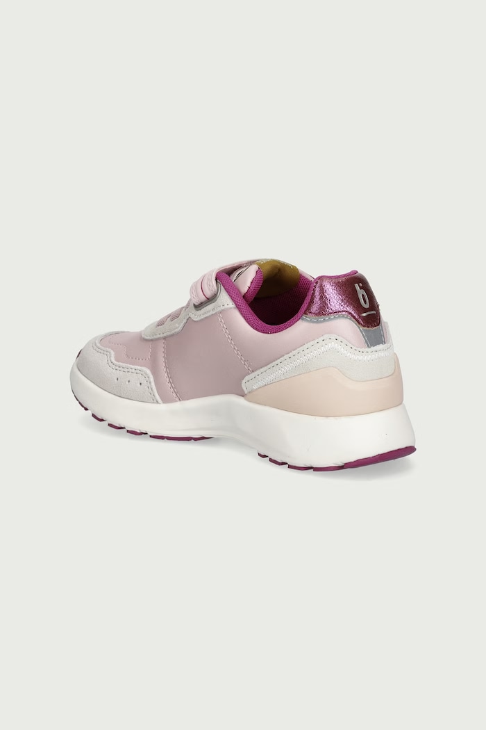 Dziewczynka Biomecanics Sneakersy dziecięce skórzane 261275.G różowy