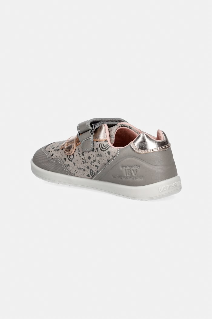Κοριτσίστικα Biomecanics sneakers παιδικά δερμάτινα 261163.24.26 γκρί
