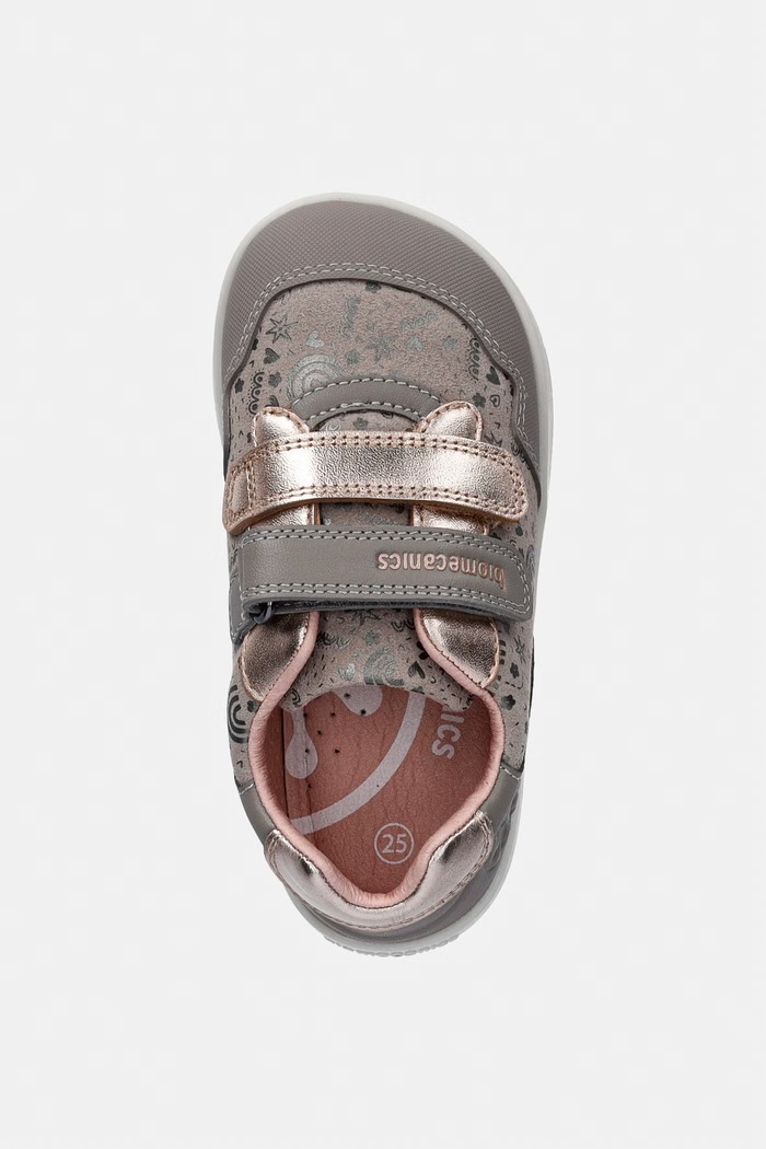 Biomecanics sneakers παιδικά δερμάτινα γκρί 261163.24.26