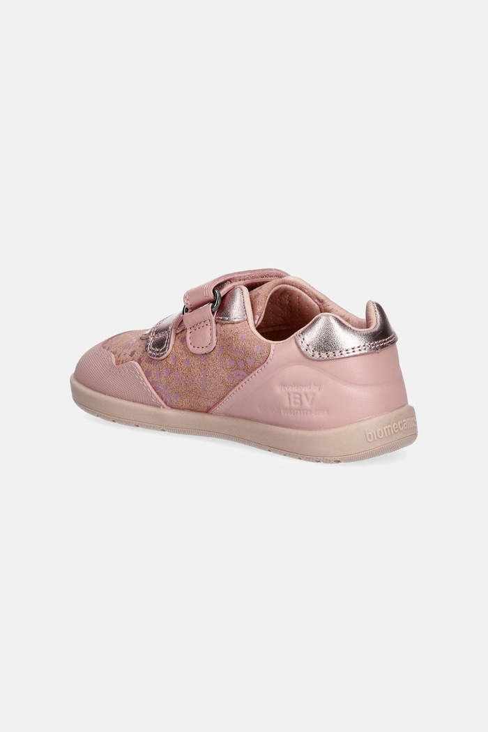 Κοριτσίστικα Biomecanics sneakers παιδικά δερμάτινα 261163.24.26 ροζ