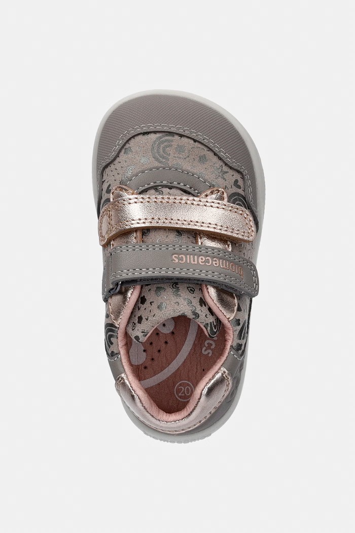 Biomecanics sneakers παιδικά δερμάτινα γκρί 261163.20.23