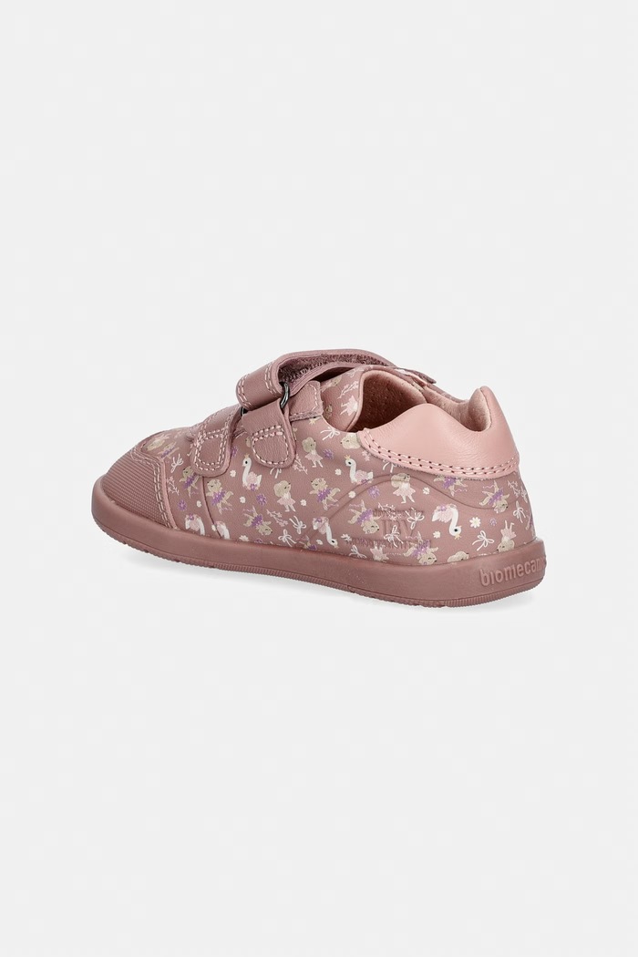 Κοριτσίστικα Biomecanics sneakers παιδικά δερμάτινα 261162.20.23 ροζ