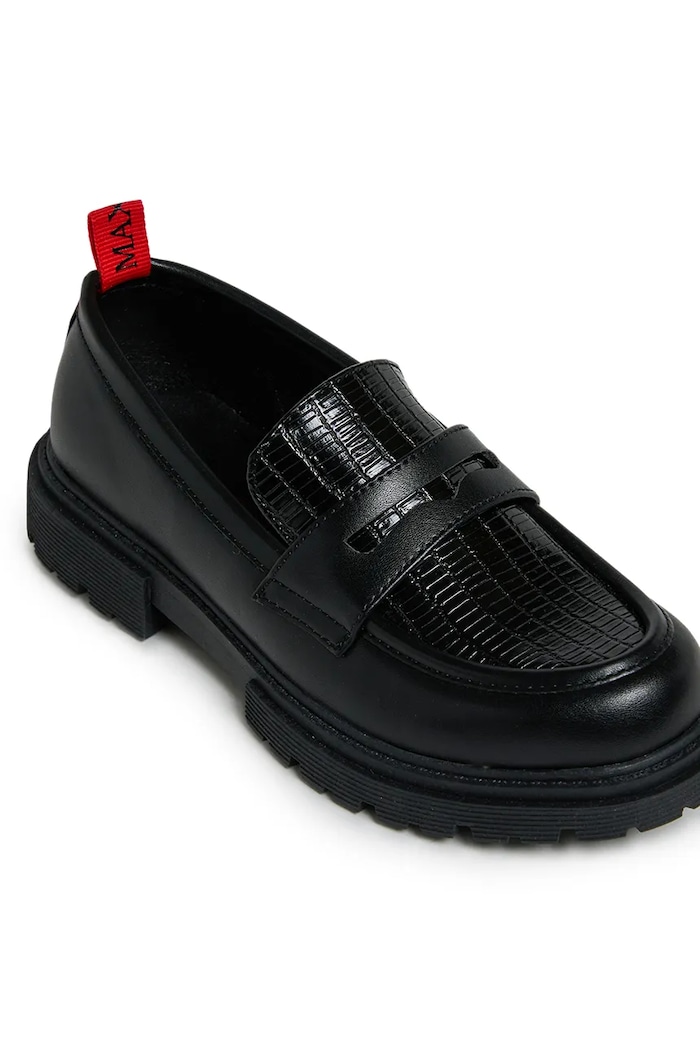 Mokasyny dziecięce MAXFTW13 LOAFER Max&Co. BC1101.KF034.33.35 czarny