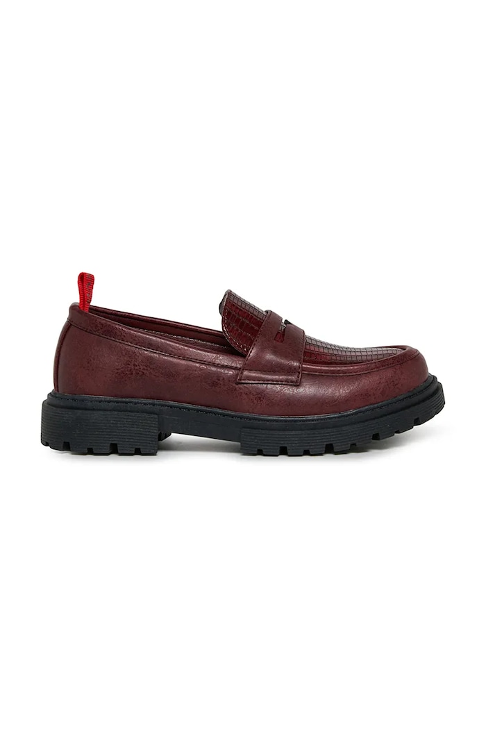 Max&Co. Mokasyny dziecięce MAXFTW13 LOAFER czerwony BC1101.KF034.36.40