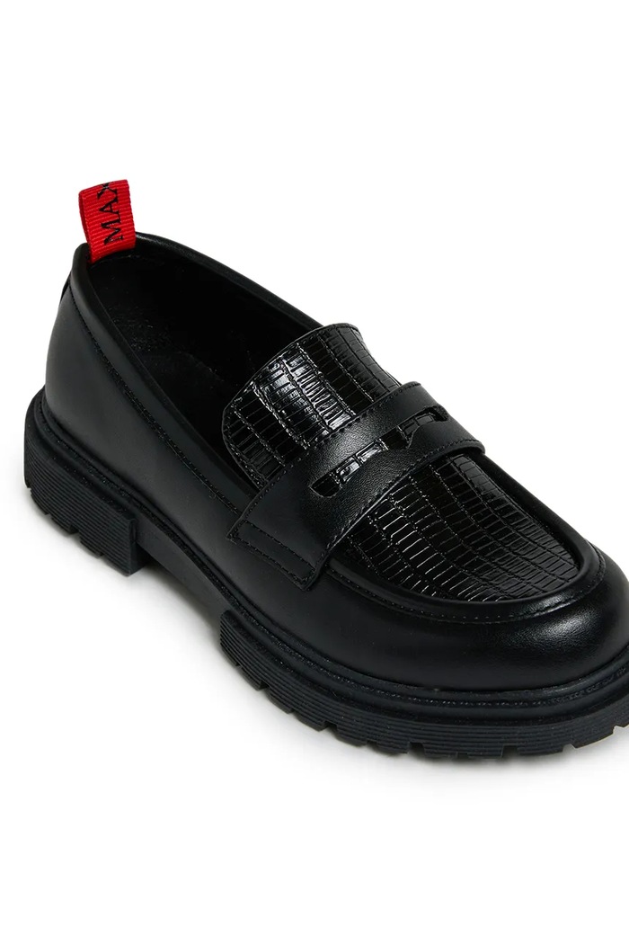Mokasyny dziecięce MAXFTW13 LOAFER Max&Co. BC1101.KF034.36.40 czarny