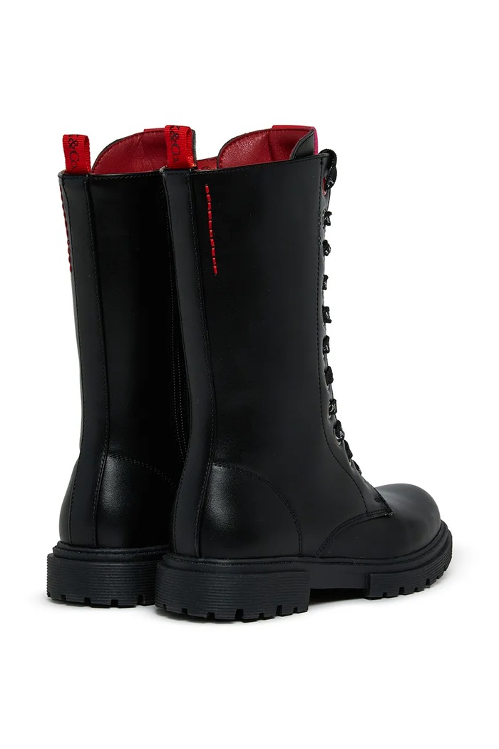 Dziewczynka Max&Co. Workery dziecięce MAXFTW8 BOOTS BC0099.KF037.36.40 czarny