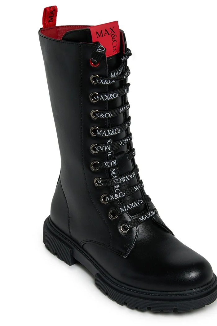 Workery dziecięce MAXFTW8 BOOTS Max&Co. BC0099.KF037.36.40 czarny