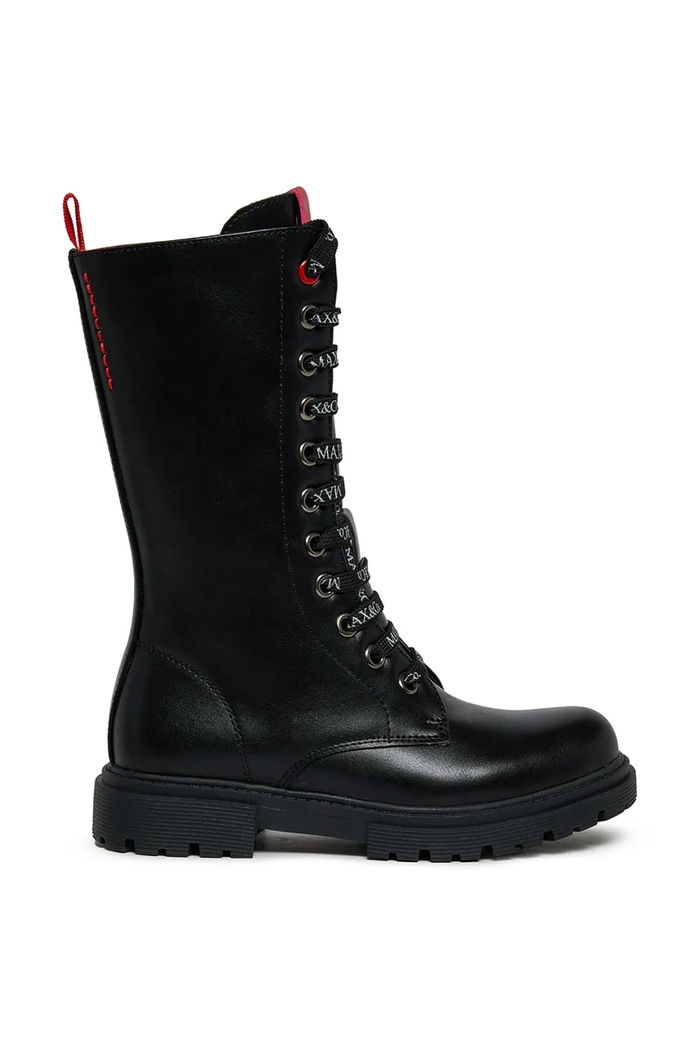 Max&Co. Workery dziecięce MAXFTW8 BOOTS czarny BC0099.KF037.33.35