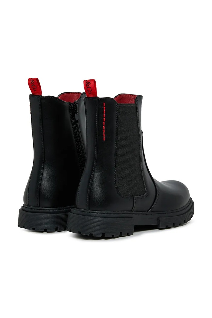 Dziewczynka Max&Co. Sztyblety dziecięce MAXFTW7 BOOTS BC0098.KF037.33.35 czarny