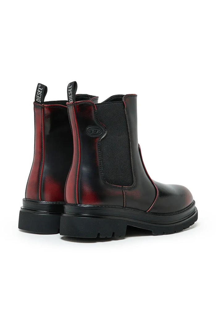 Dziewczynka Diesel Sztyblety dziecięce D-VYNCOUN-ABRA BOOTS BC1120.KF050.36.40 bordowy