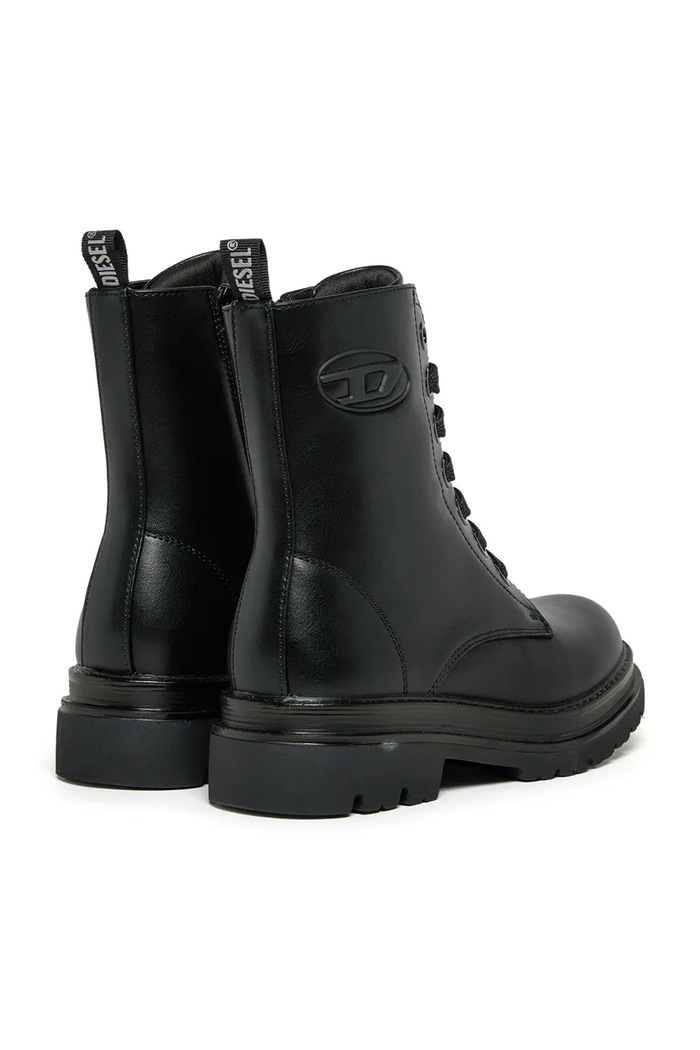 Dziewczynka Diesel Botki dziecięce D-ANFISTR-PU BOOTS BC1116.KF049.36.40 czarny