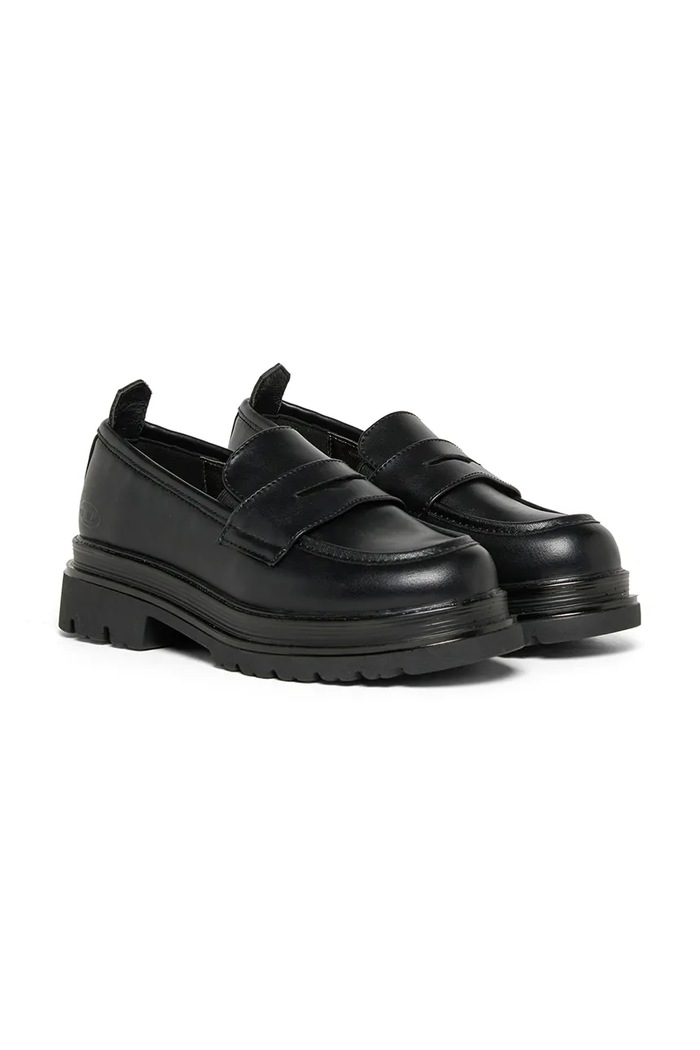 Diesel Mokasyny dziecięce D-SLAWEU LOAFER BC1113.KF049.33.35 czarny AW26