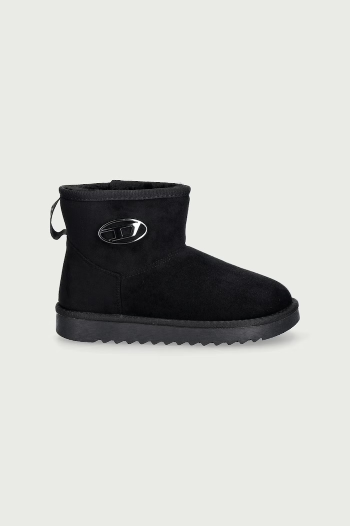 Diesel Śniegowce dziecięce D-DAATEN BOOTS BC1111.KF054.33.35 czarny AW26