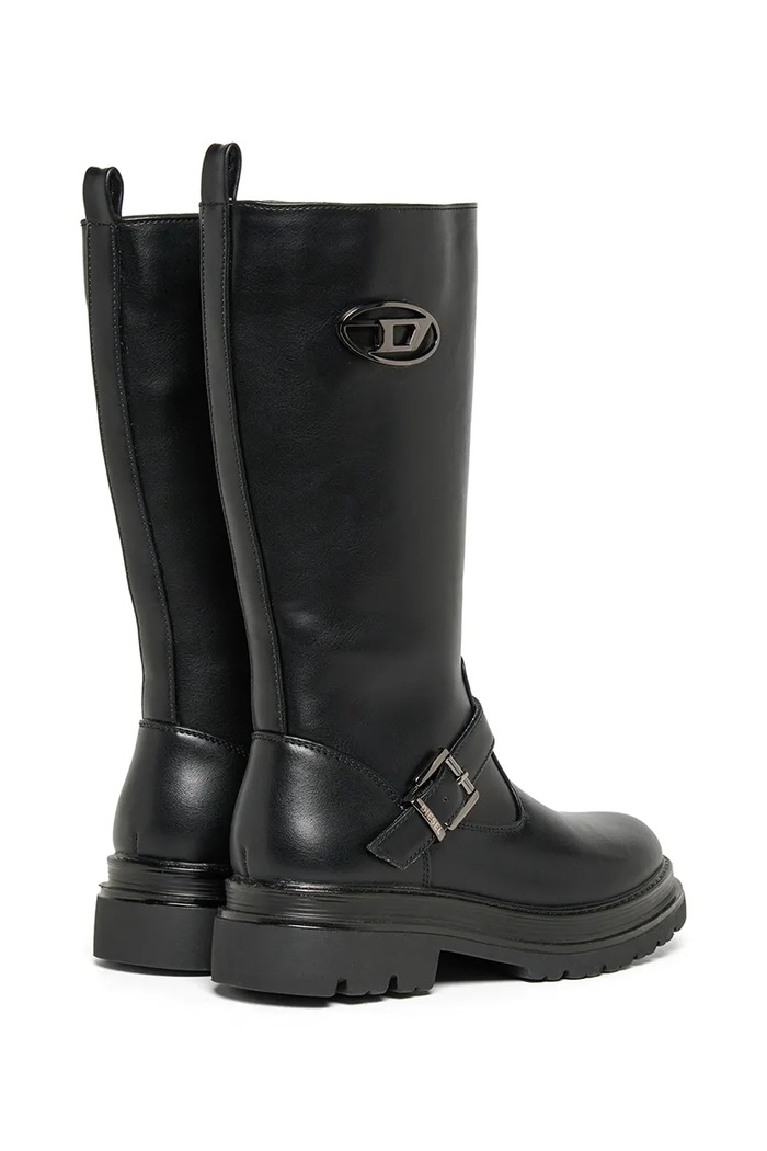 Dziewczynka Diesel Kozaki dziecięce D-KRILTY BOOTS BC1109.KF049.33.35 czarny