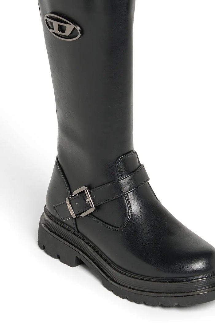 Kozaki dziecięce D-KRILTY BOOTS Diesel BC1109.KF049.33.35 czarny
