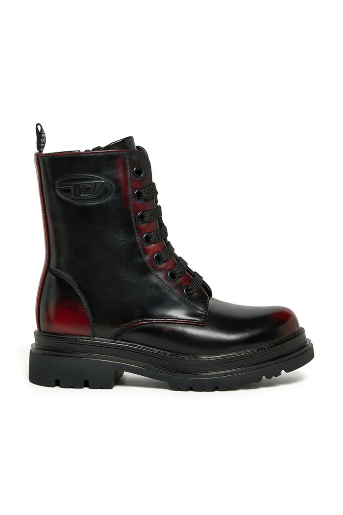 Diesel Workery na platformie dziecięce D-ANFISTR-ABR BOOTS czarny BC1106.KF050.36.40