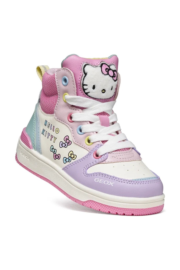 Geox WASHIBA Hello Kitty sneakers boty dětské J66HXH.054AS.28.31.9BY2 růžová AW26