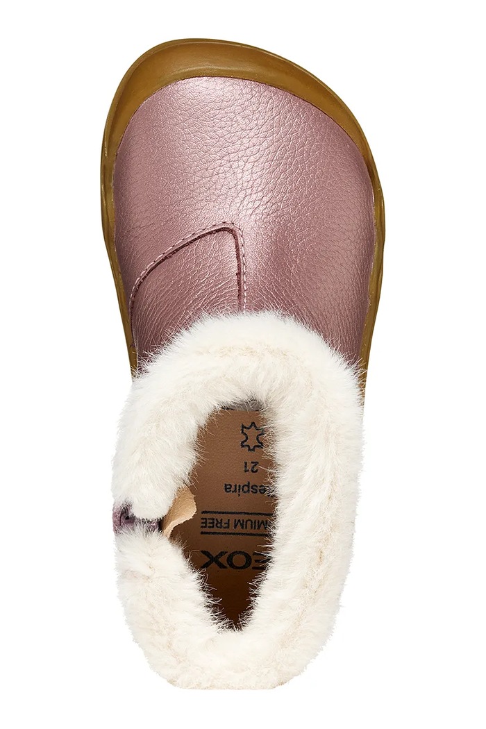Обувки за деца от кожа STEPPIEUP Barefoot Geox виолетов B6663A.022AK.24.27.9BY2