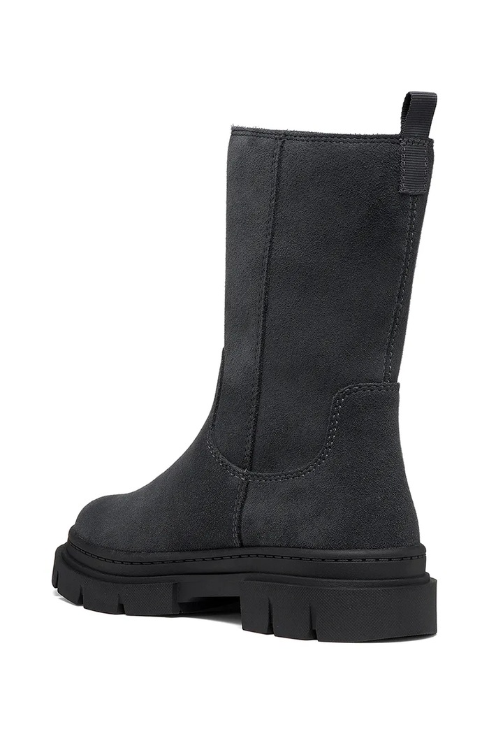 Kotníkové boty dětské semišové KARSYN Geox J663JC.00022.28.35.9BY2 šedá