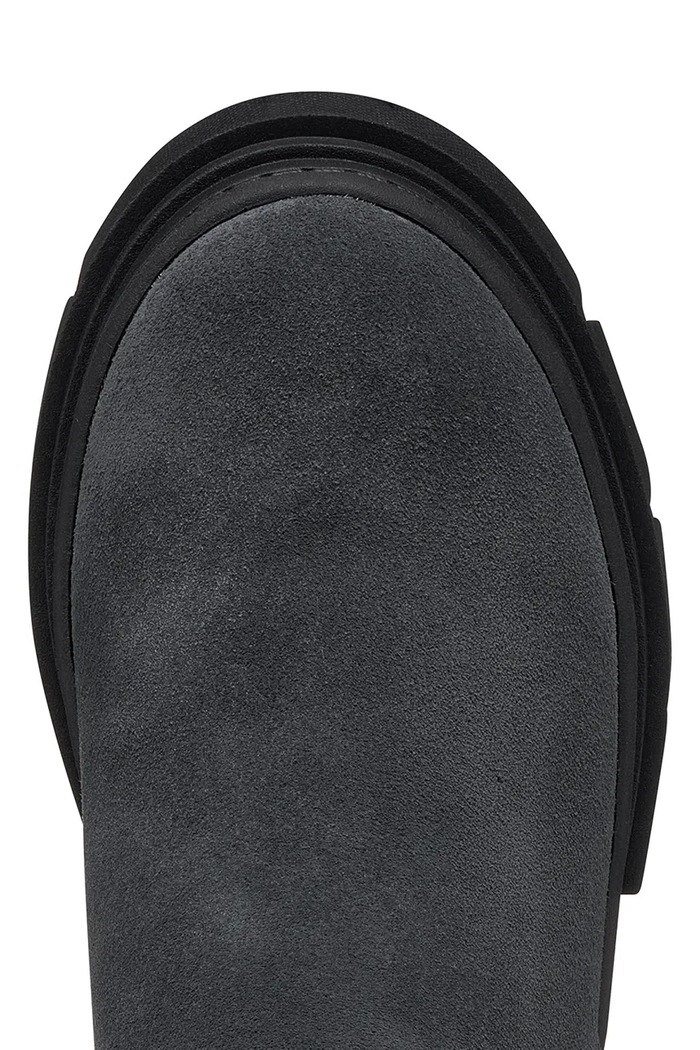 Kotníkové boty dětské semišové KARSYN Geox šedá J663JC.00022.28.35.9BY2