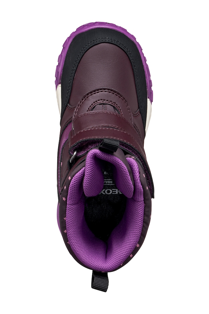 Încălțăminte de iarnă pentru copii TREKKYUP Geox violet J56M7A.0MNBC.24.27.9BY2