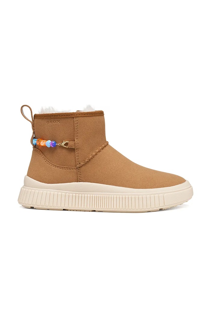 Geox Buty zimowe dziecięce LAQUINNY brązowy J66M3E.000AU.36.39.9BY2