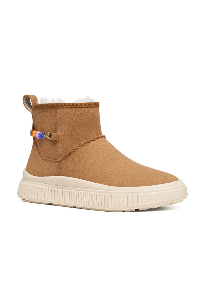 Dziewczynka Geox Buty zimowe dziecięce LAQUINNY J66M3E.000AU.28.35.9BY2 brązowy
