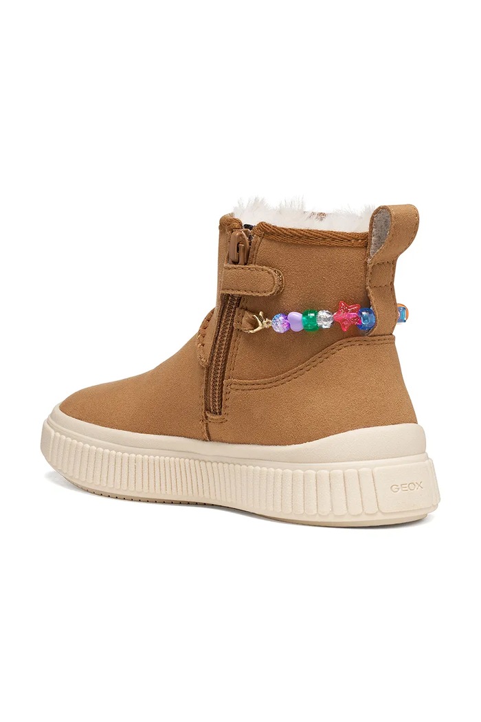 Buty zimowe dziecięce LAQUINNY Geox J66M3E.000AU.28.35.9BY2 brązowy
