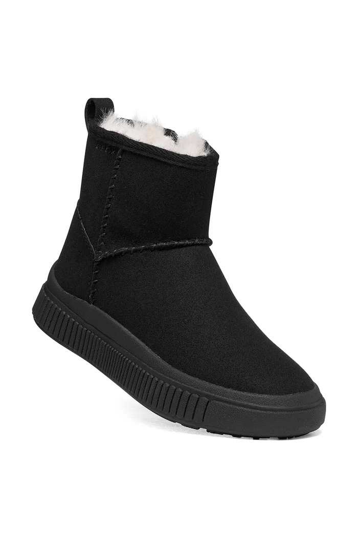 Geox Cizme de zăpadă pentru copii LAQUINNY J56M3C.000AU.28.35.9BY2 negru AW26