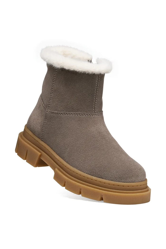 Geox Kotníkové boty dětské semišové KARSYN J663JB.00022.28.35.9BY2 hnědá AW26
