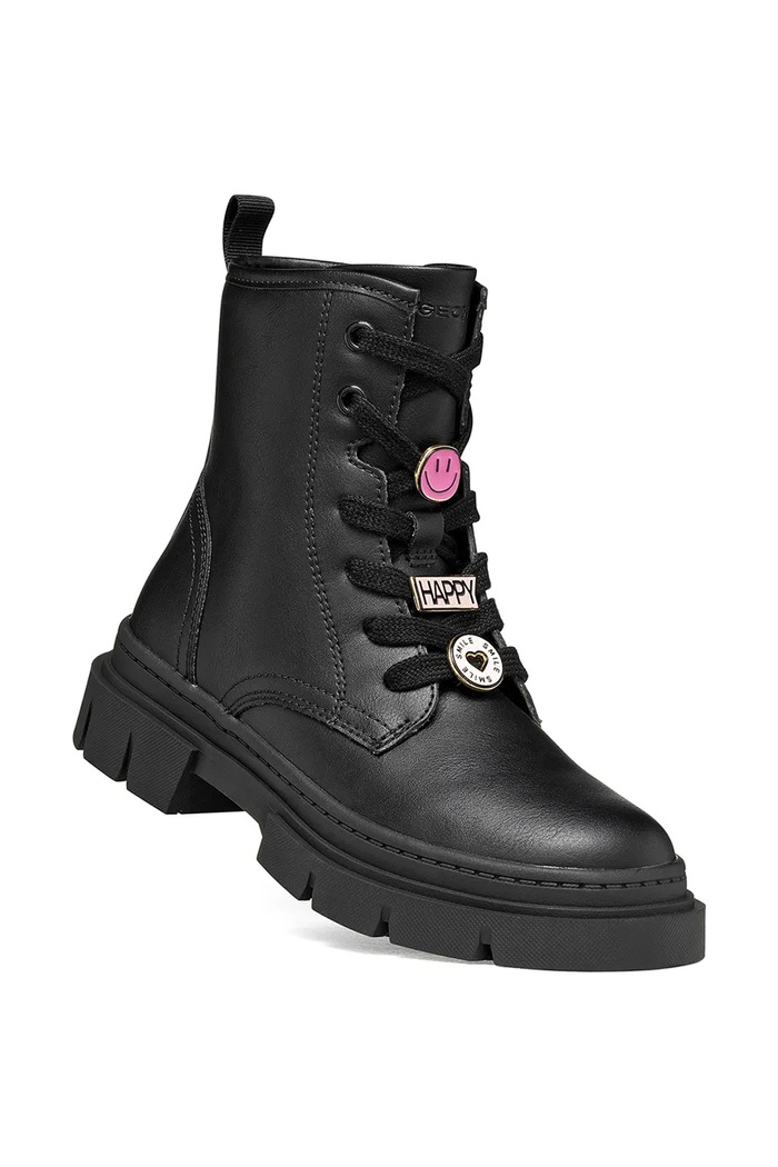 Geox Čizme za djecu KARSYN J660KH.0003W.28.35.9BY2 crna AW26