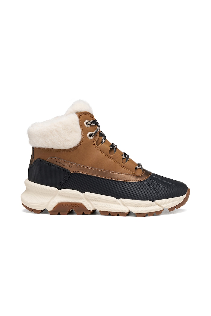 Geox Μπότες χιονιού Παιδικές FLEXYPER PLUS καφέ J56NGA.0MECE.28.35.9BY2