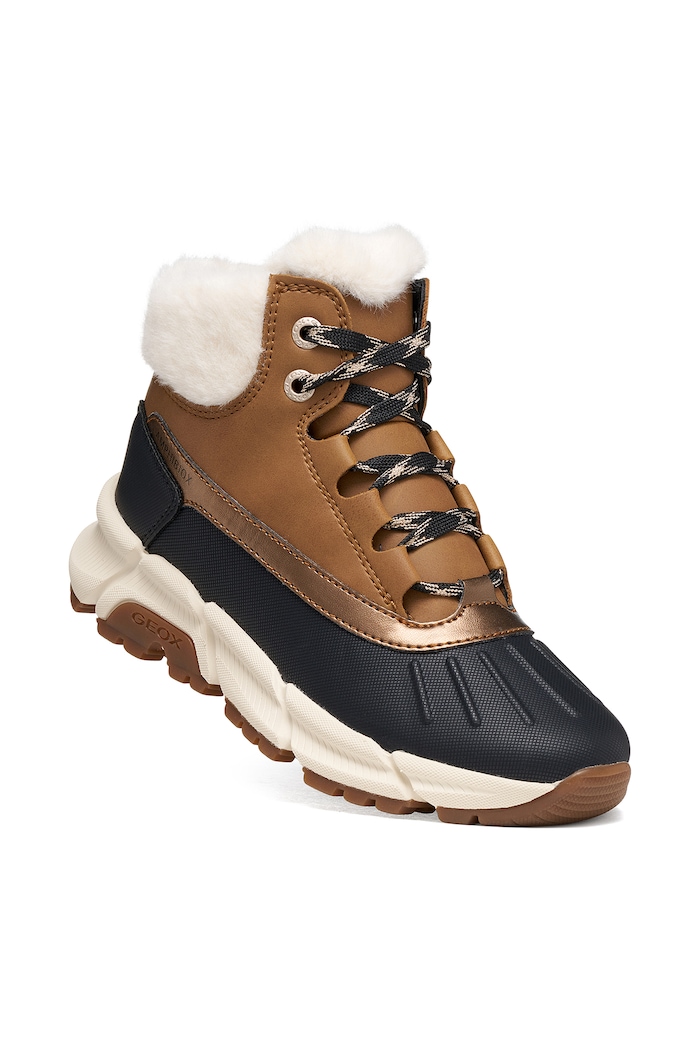 Geox Μπότες χιονιού Παιδικές FLEXYPER PLUS J56NGA.0MECE.28.35.9BY2 καφέ AW26