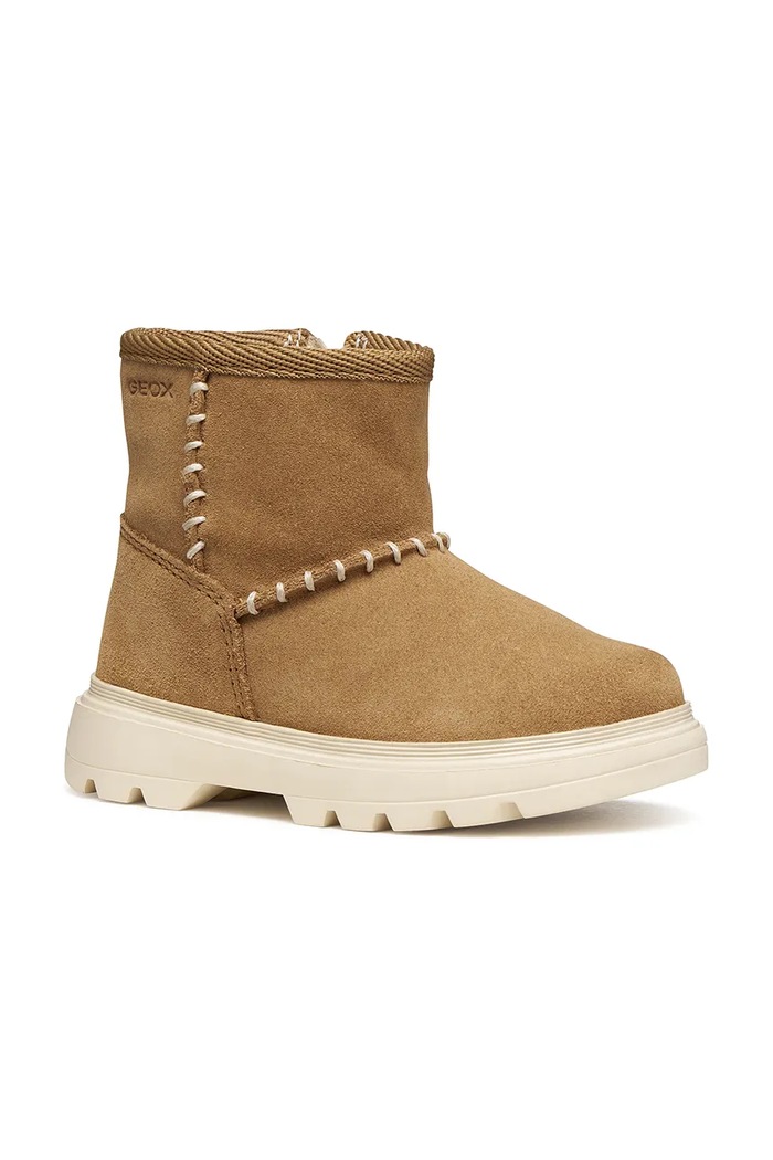 Geox Зимни обувки за деца от велур KIDDARTAH B565YB.00022.20.23.9BY2 кафяв AW26