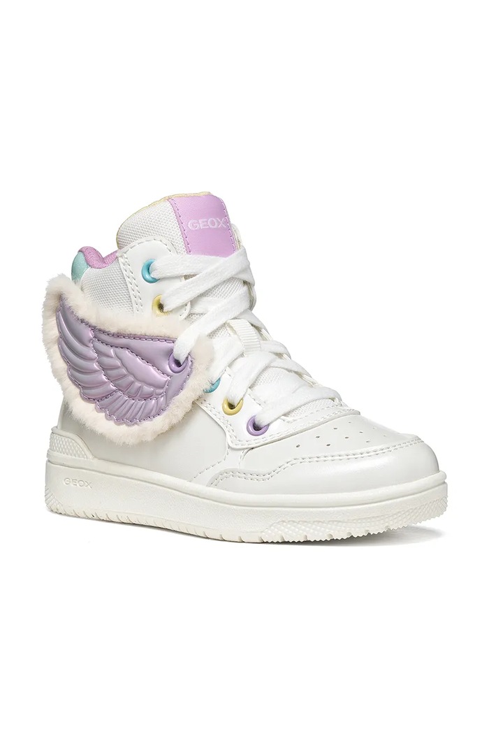 Fete Geox WASHIBA sneakers pentru copii J66HXA.0NFKN.28.31.9BY2 alb