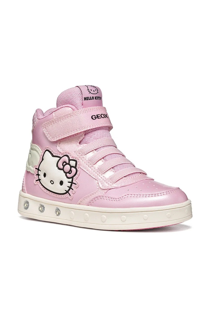 Djevojčice Geox SKYLIN Hello Kitty tenisice za djecu J668WC.0NFQ6.32.35.9BY2 roza