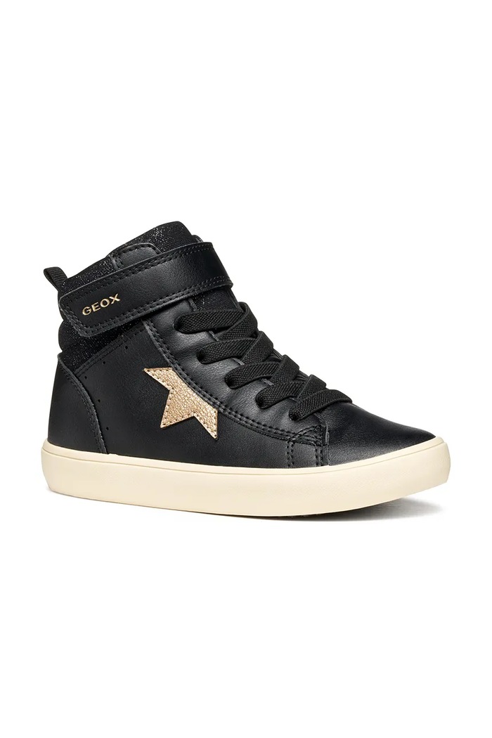 Geox GISLI platnene superge otroške J564NC.054AS.28.35.9BY2 črna AW26