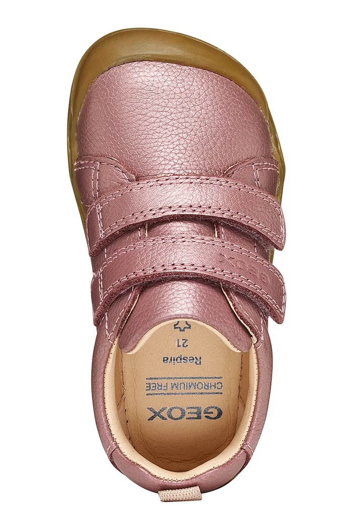Geox κλειστά χαμηλά παπούτσια Παιδικά δερμάτινα STEPPIEUP Barefoot B4663A.000AK.20.27.9BY2 μωβ