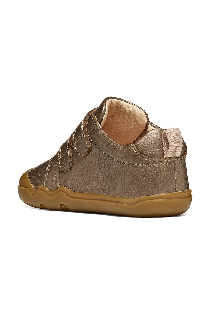 Geox stivaletti per bambini in pelle STEPPIEUP Barefoot marrone B4663A.000AK.20.27.9BY2