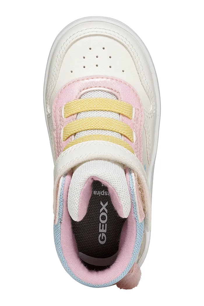 Geox ECLYPER sneakers per bambini B665MB.0BCQ6.20.23.9BY2 bianco