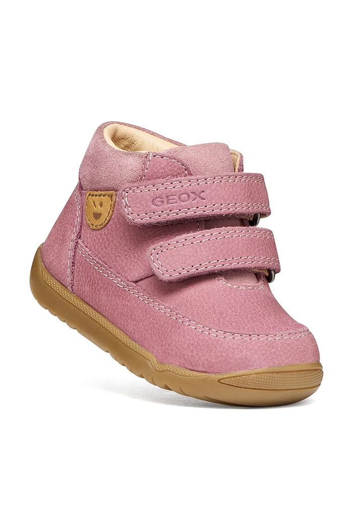 Geox παπούτσια παιδικά από nubuck MACCHIA B664PD.03322.18.26.9BY2 μωβ AW26