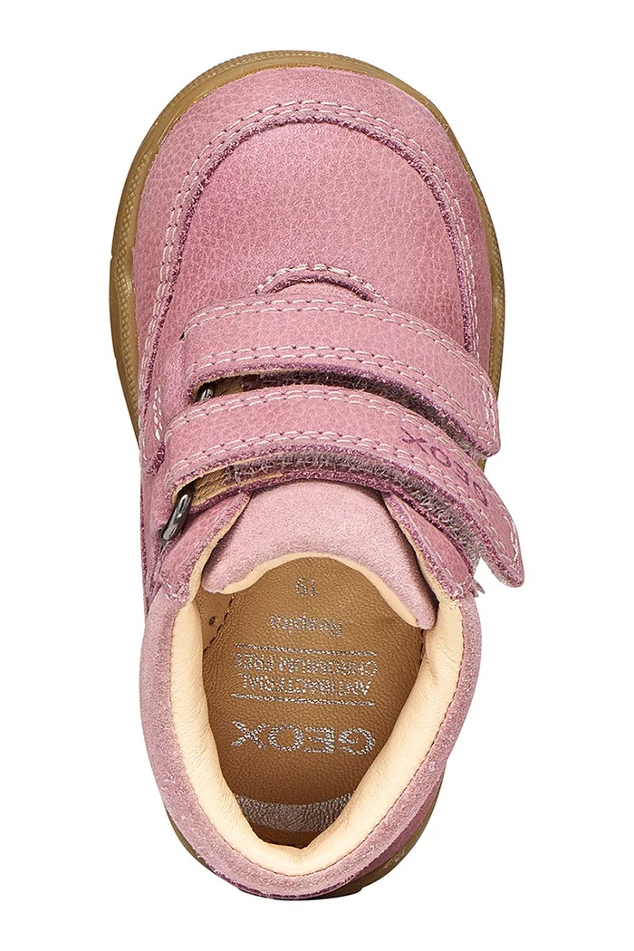 Geox παπούτσια παιδικά από nubuck MACCHIA B664PD.03322.18.26.9BY2 μωβ
