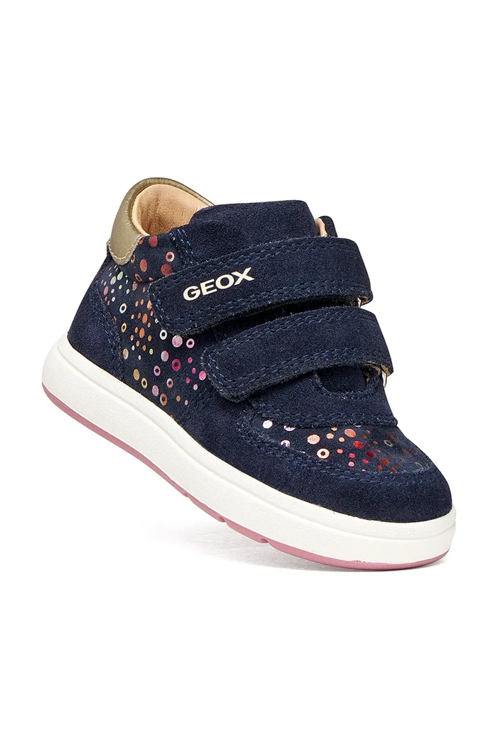 Geox poltopánky detské semišové BIGLIA B564CA.00722.18.26.9BY2 tmavomodrá AW26