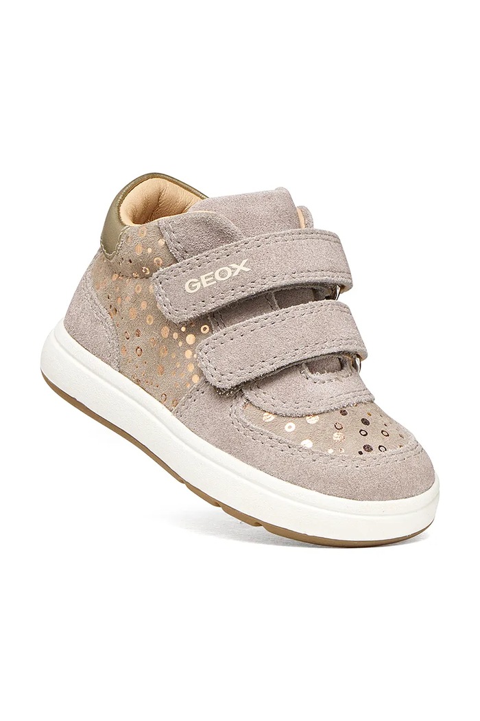 Geox poltopánky detské semišové BIGLIA B564CA.00722.18.26.9BY2 béžová AW26