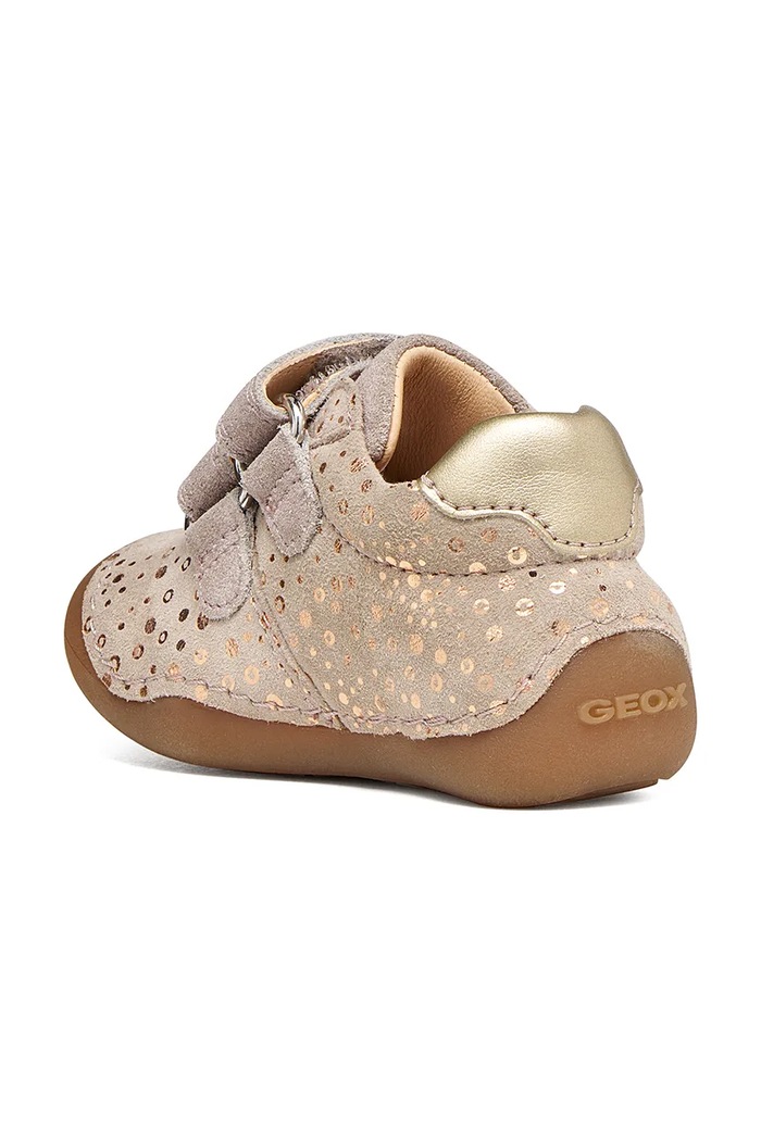 Geox stivaletti per bambini in scamoscio TUTIM beige B9440B.007NF.18.23.9BY2